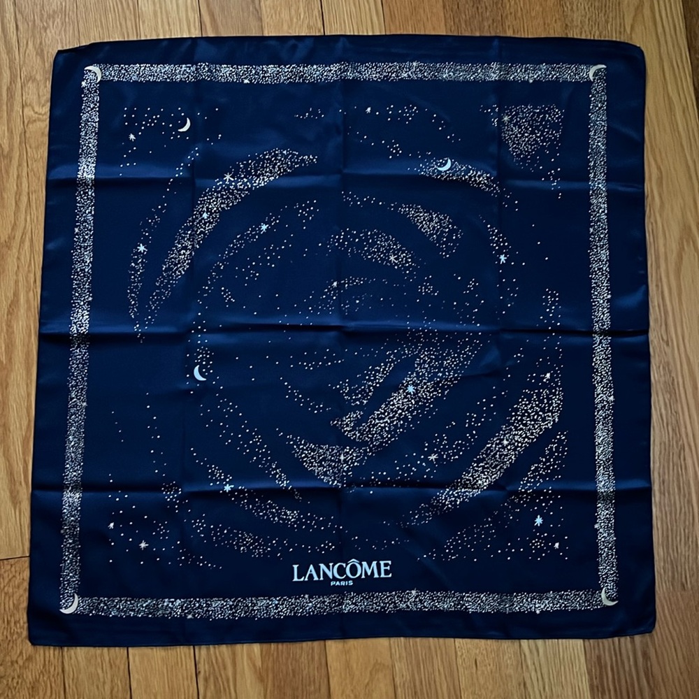 ❗️LAST CALL Lancome new celestial star scarf navy blue - Picture 2 of 6